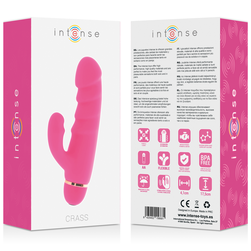 INTENSE - CRASS 20 SNELHEDEN SILICONEN ROZE