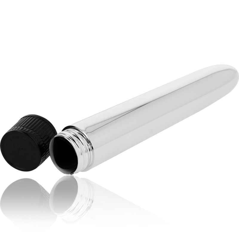 OHMAMA - KLASSIEKE ZILVEREN VIBRATOR 17,5 CM