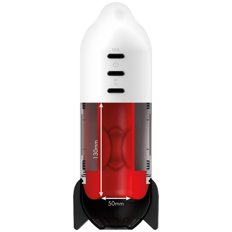 JAMYJOB - ROCKET MASTURBATOR ZACHTE COMPRESSIETECHNOLOGIE EN VIBRATIE