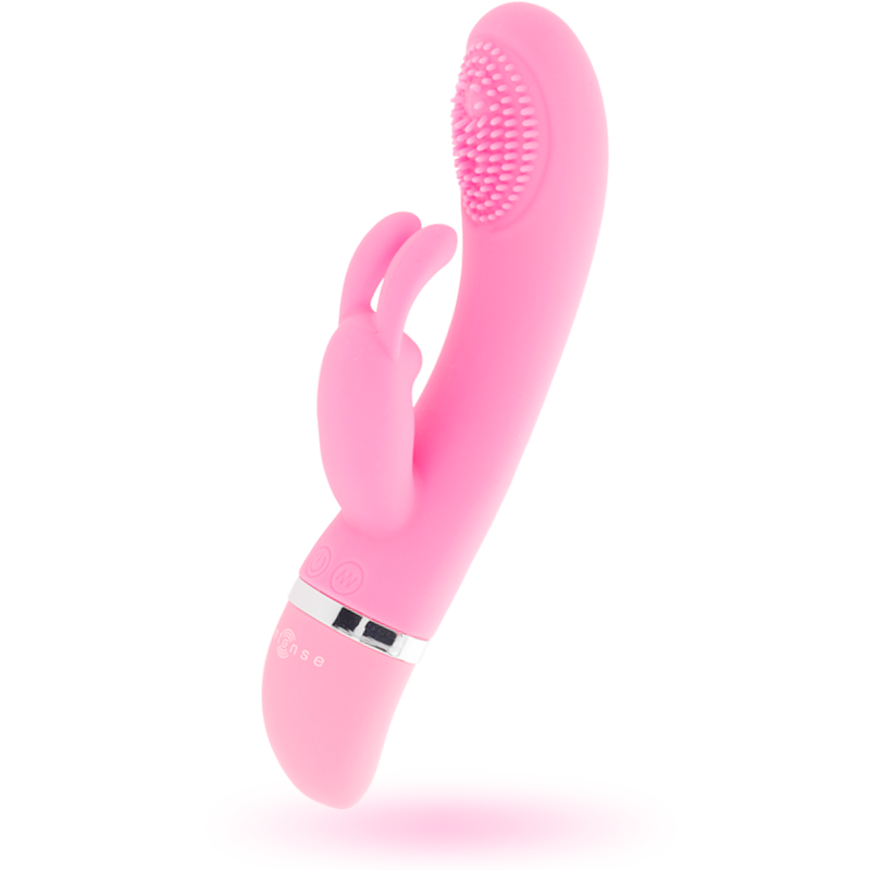 INTENSE - SUSY OSCILLERENDE VIBRATOR SILICON KONIJN ROZE