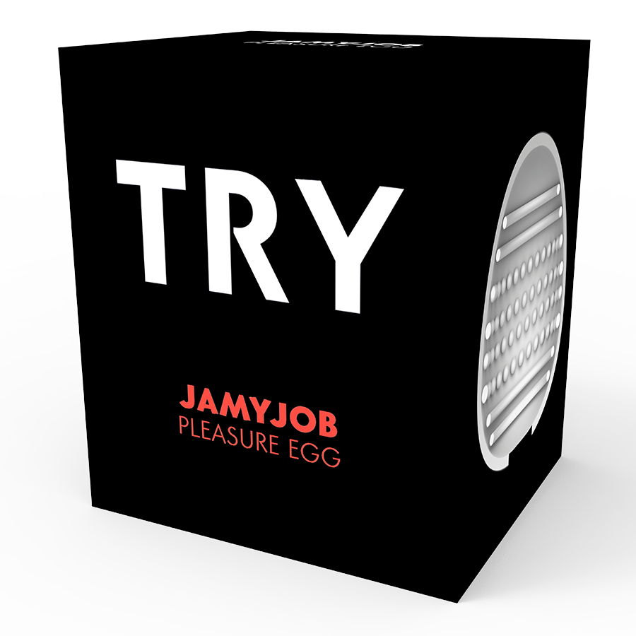 JAMYJOB - EGG MASTURBATOR BLACK VERSION DISCRETE