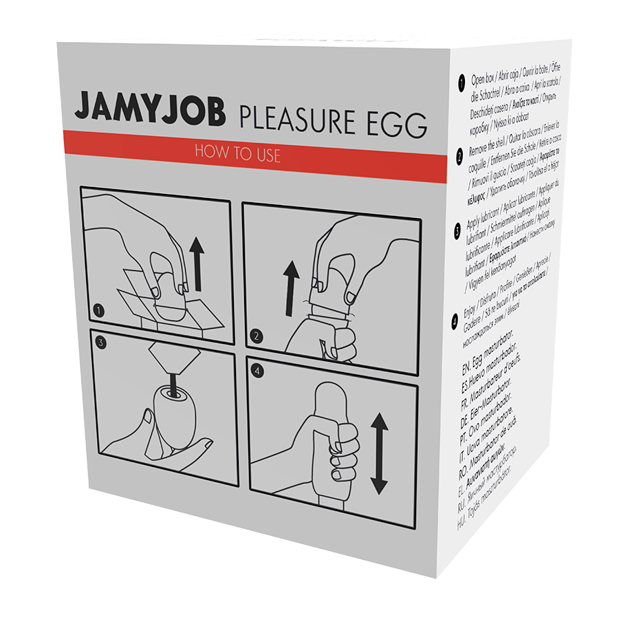 JAMYJOB - EGG MASTURBATOR RED EDITION