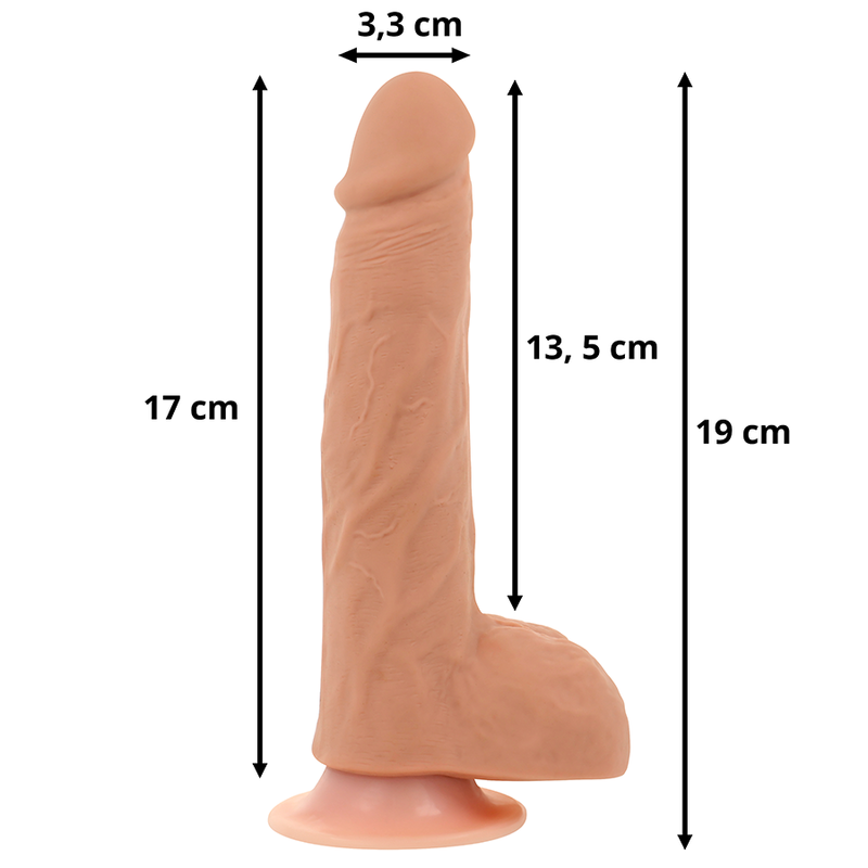 OHMAMA - UP AND DOWN DILDO MET WARMTEFUNCTIE EN AFSTANDSBEDIENING