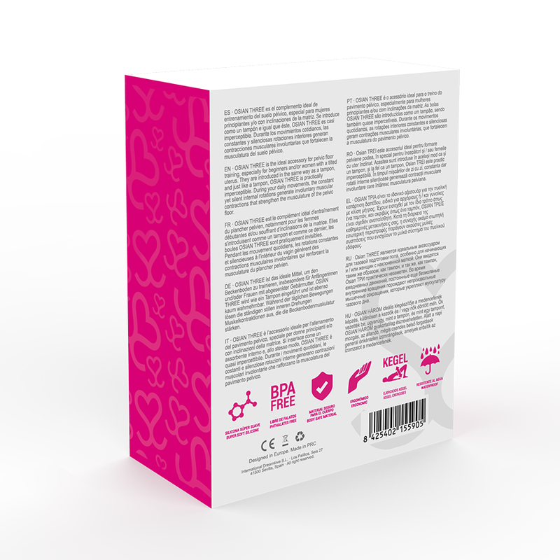 MORESSA - OSIAN DRIE PREMIUM SILICONEN ROZE