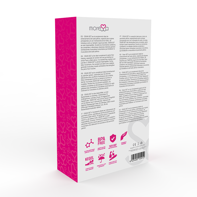 MORESSA - OSIAN SET PREMIUM SILICONEN ROZE
